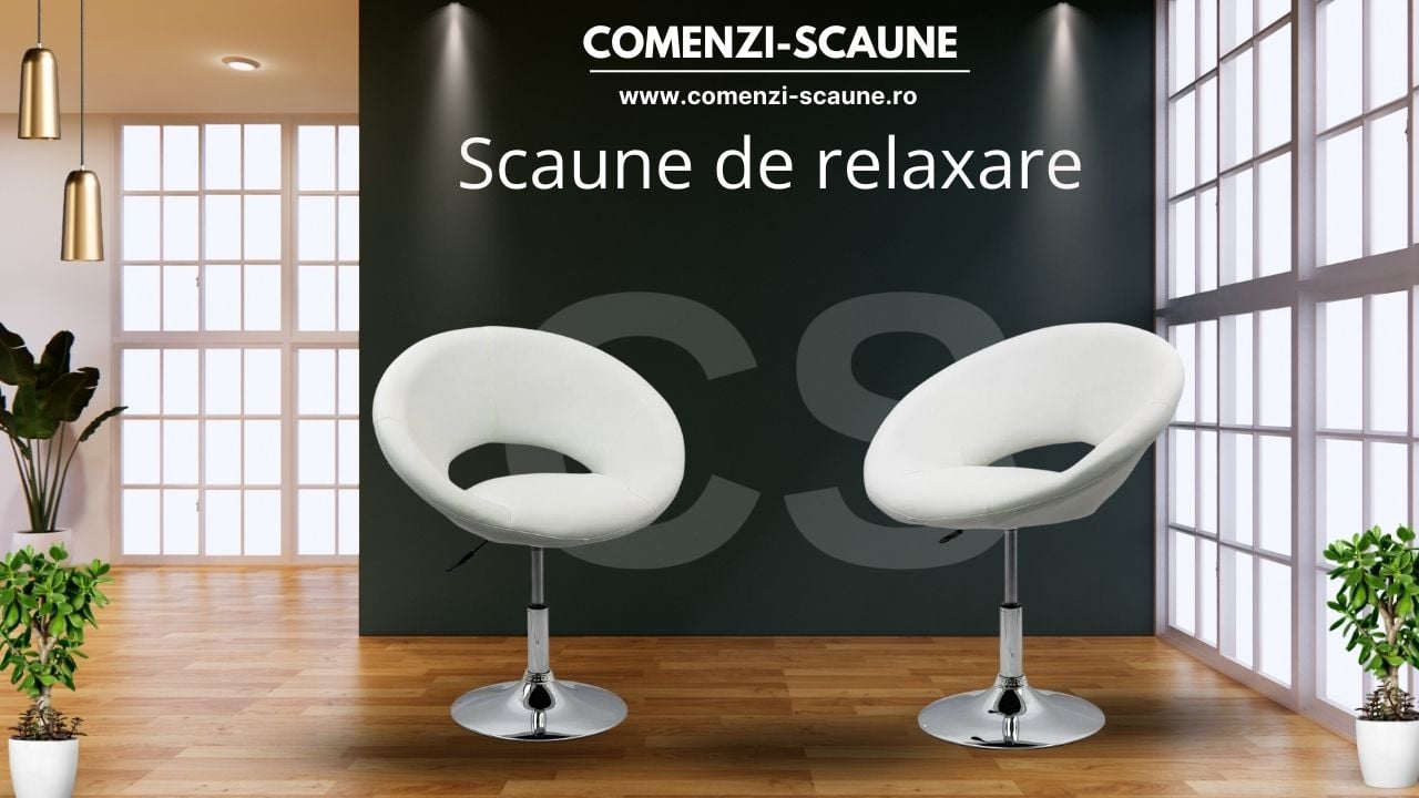 Scaune moderne de relaxare REL218 Alb